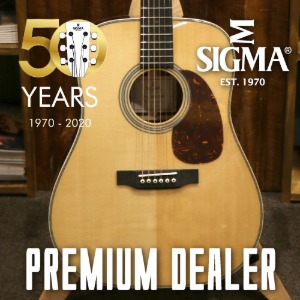 [프리미엄 딜러]시그마기타 DCO-28H 50주년 한정 어쿠스틱 기타